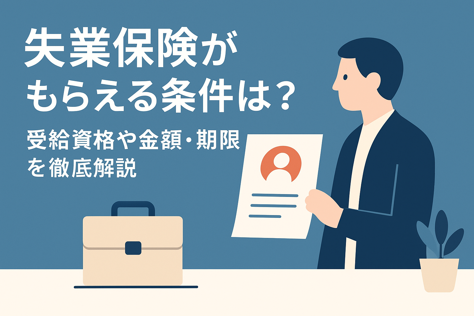 失業保険がもらえる条件は？受給資格や金額・期限を徹底解説
