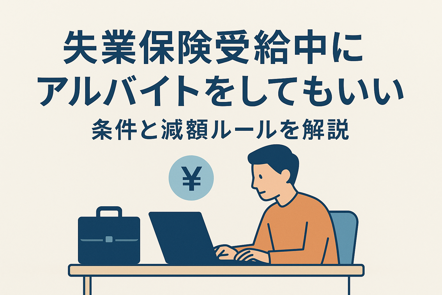 失業保険受給中にアルバイトをしてもいい？条件と減額ルールを解説