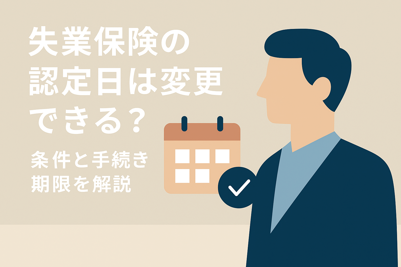 失業保険の認定日は変更できる?条件と手続き期限を解説