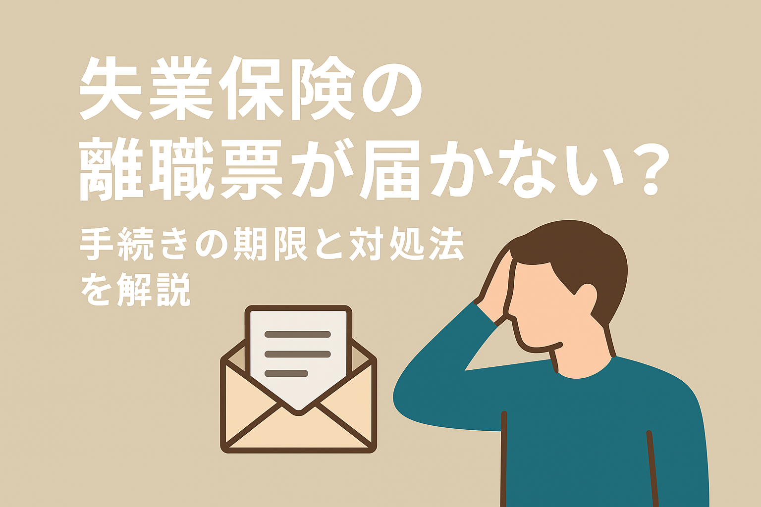 失業保険の離職票が届かない？手続きの期限と対処法を解説