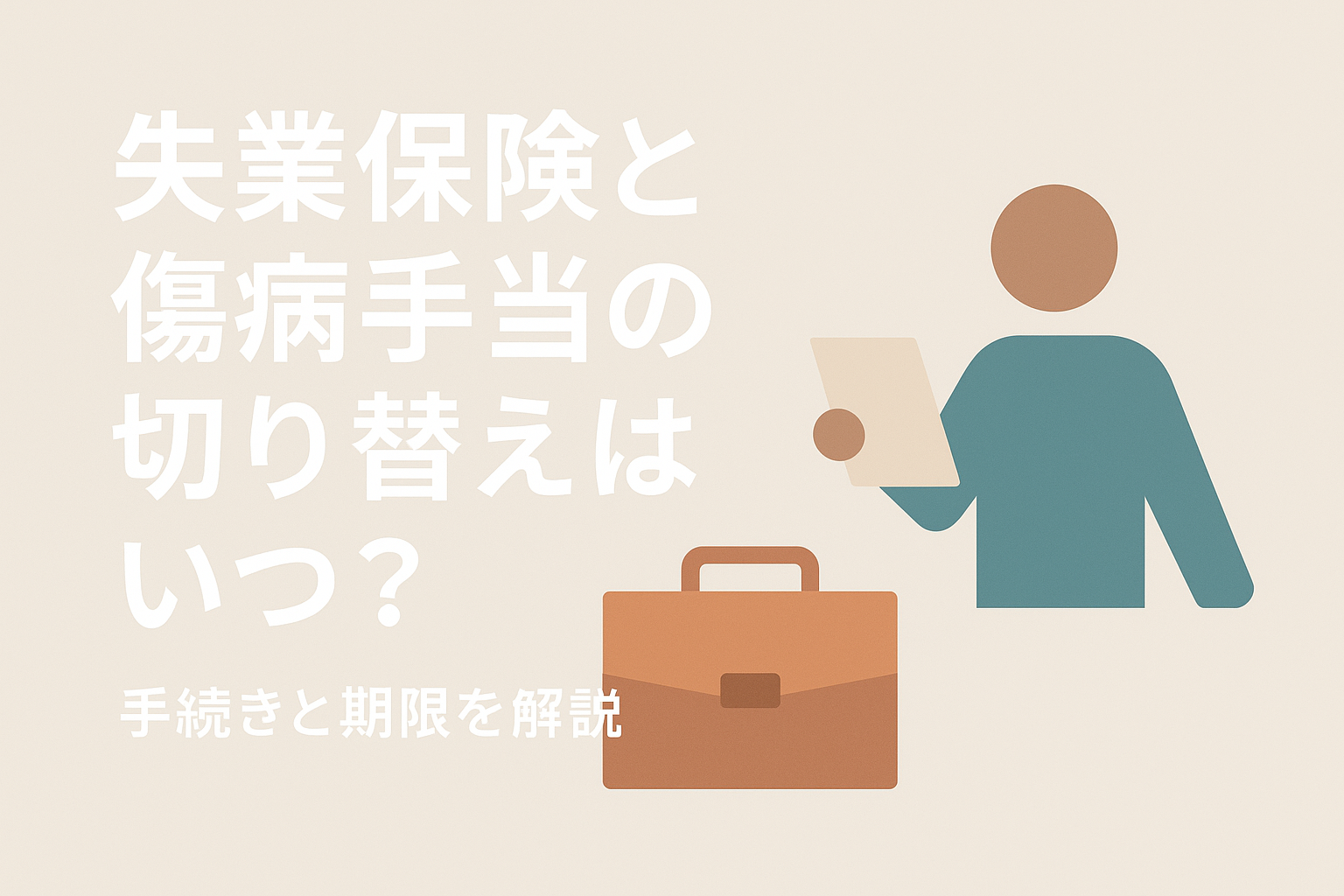 失業保険と傷病手当の切り替えはいつ？手続きと期限を解説