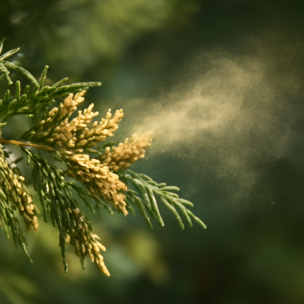 ヒノキ花粉 今日 少ない