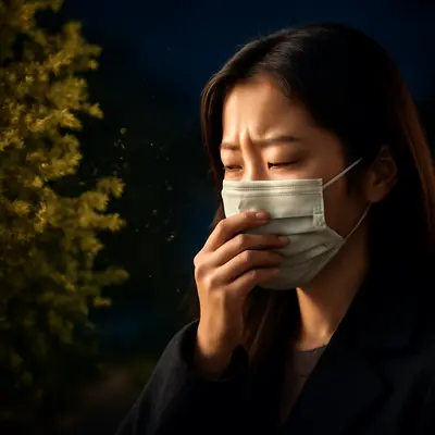 ヒノキ花粉 対策 夜