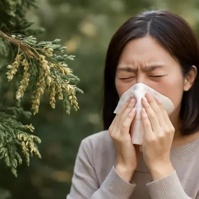 ヒノキ花粉 くしゃみ 止める方法