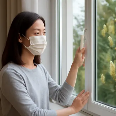 ヒノキ花粉 換気 方法